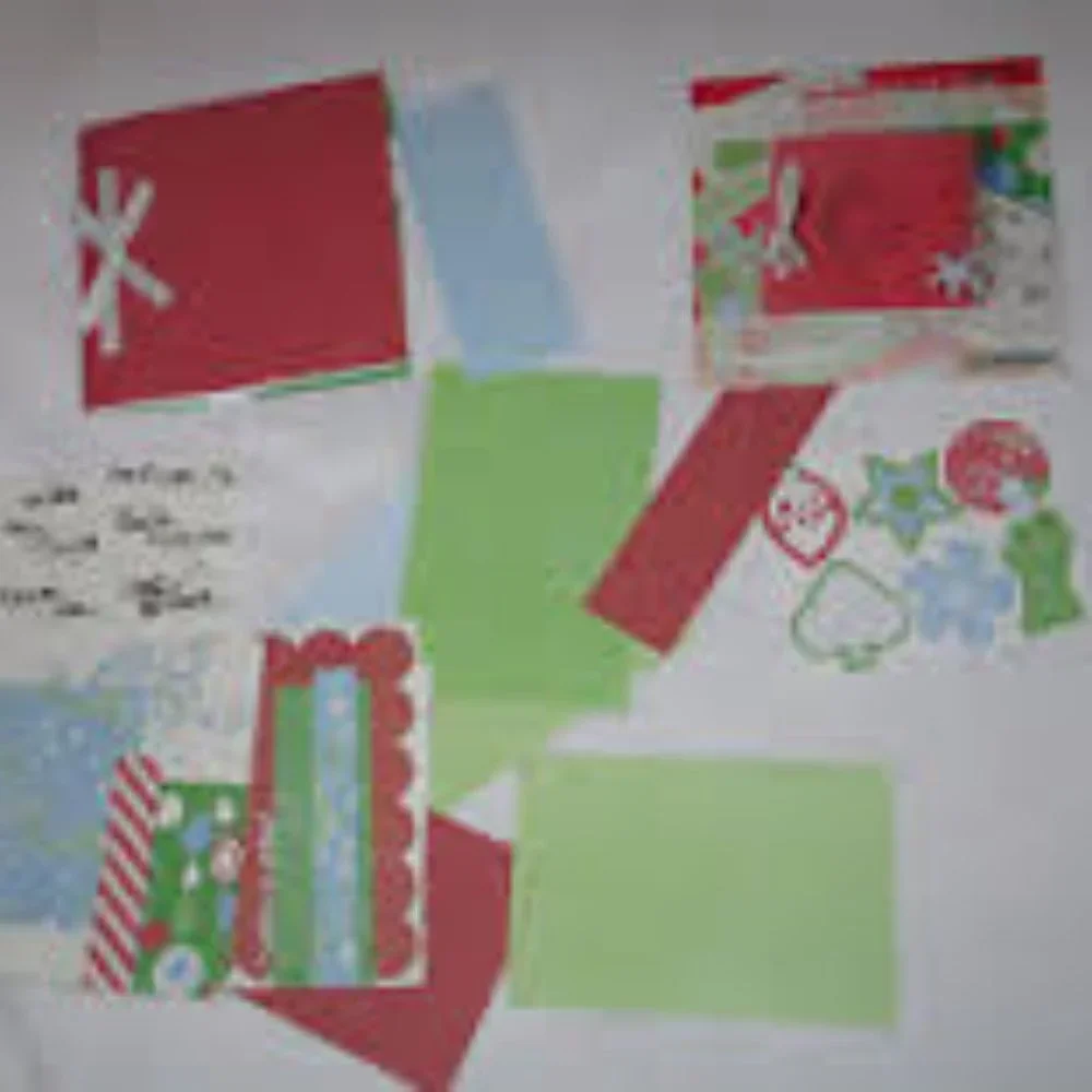 CM Holiday Candy Cane paper album kit